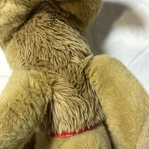 Build A Bear Golden Retriever Lab Tan Brown Dog With Tongue Out Clean Black Nose - Picture 8 of 11